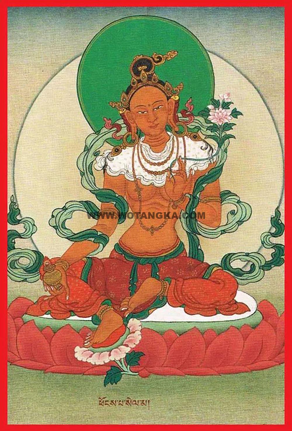 沃唐卡编号AC46129:除贫困度母