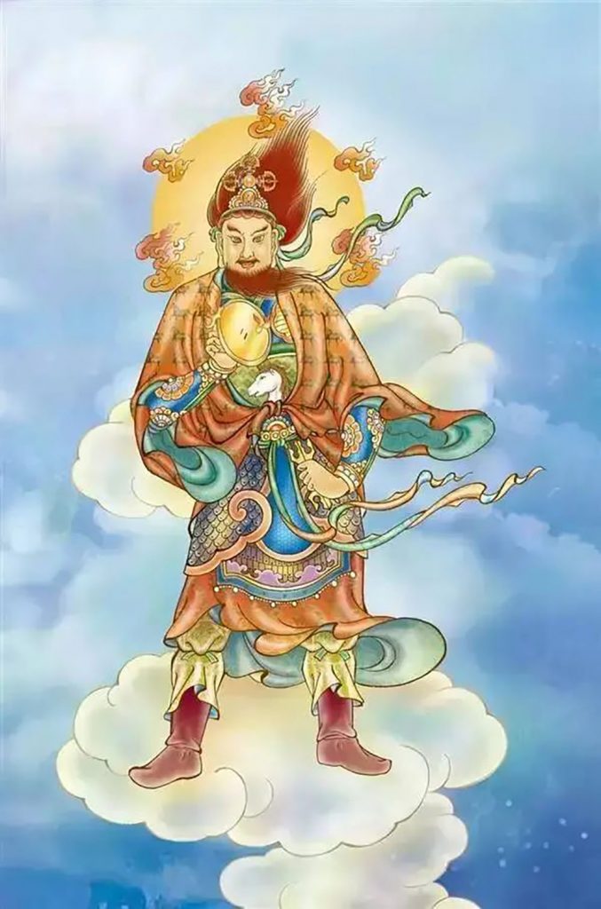 沃唐卡编号AC49726：珊底罗大將（午马）