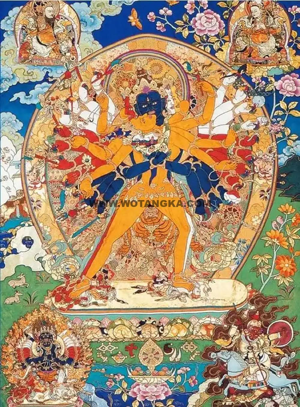 沃唐卡编号AC52964：时轮金刚
