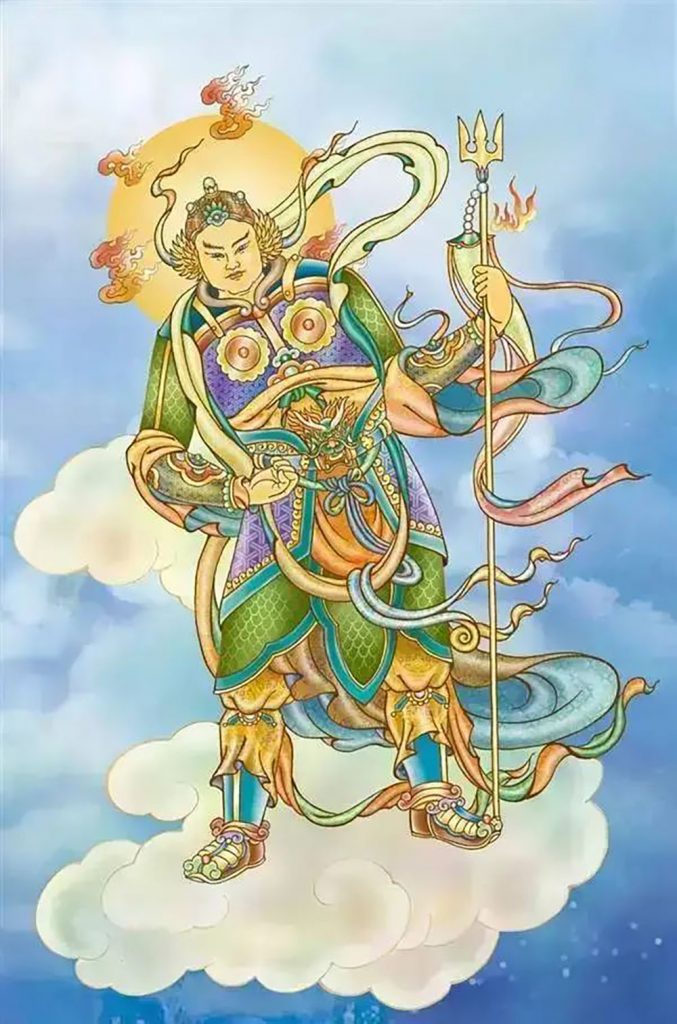 沃唐卡编号AC53864：波夷罗大將（辰龙）