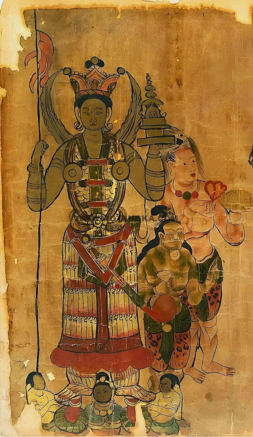 沃唐卡编号AC54278：夜叉