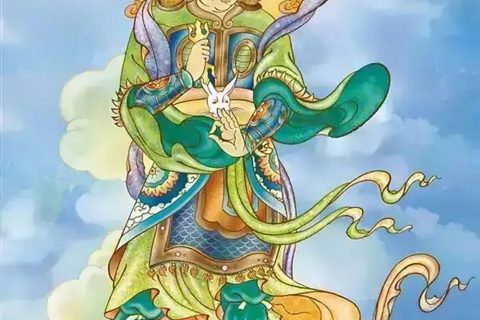 沃唐卡编号AC56873：毗羯罗大將（子鼠）