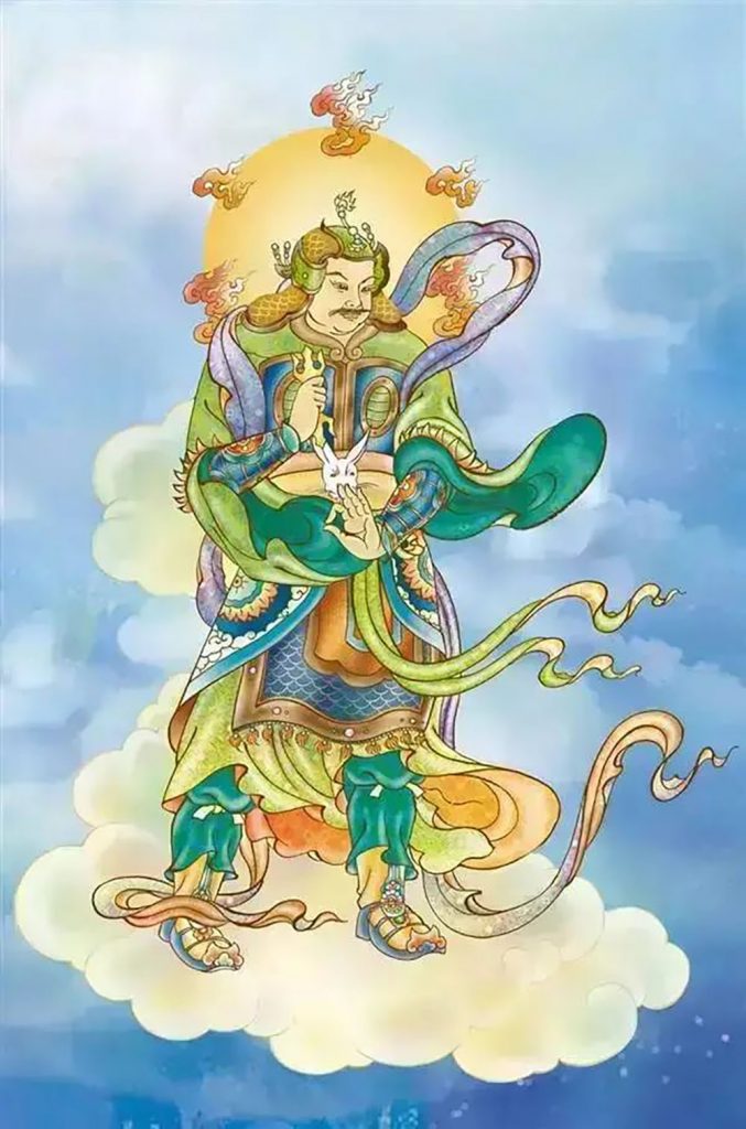 沃唐卡编号AC56873：毗羯罗大將（子鼠）