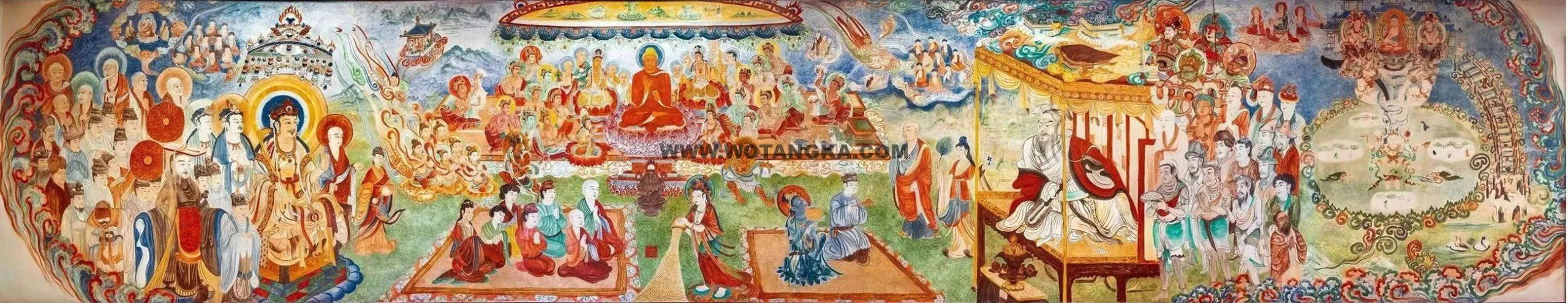 沃唐卡编号AC57926：维摩诘经变