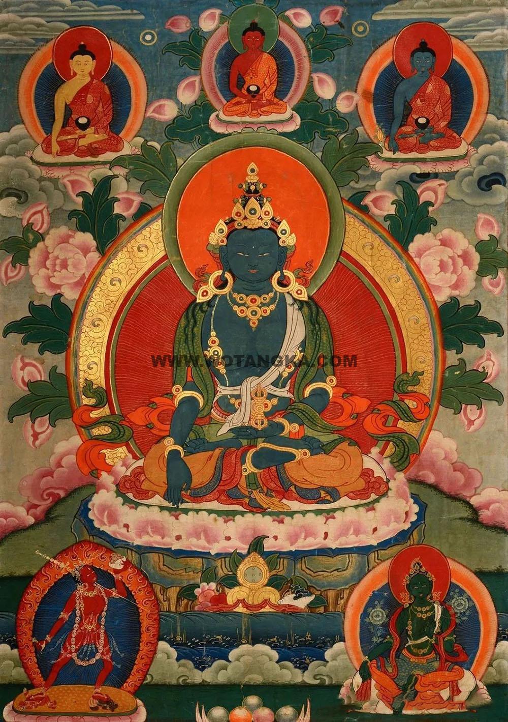 沃唐卡编号AC61843：阿閦如来
