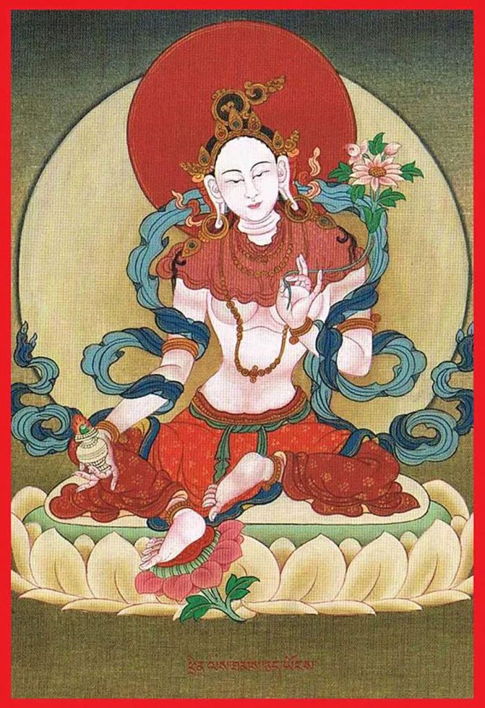 沃唐卡编号AC63921：圆成一切事业度母