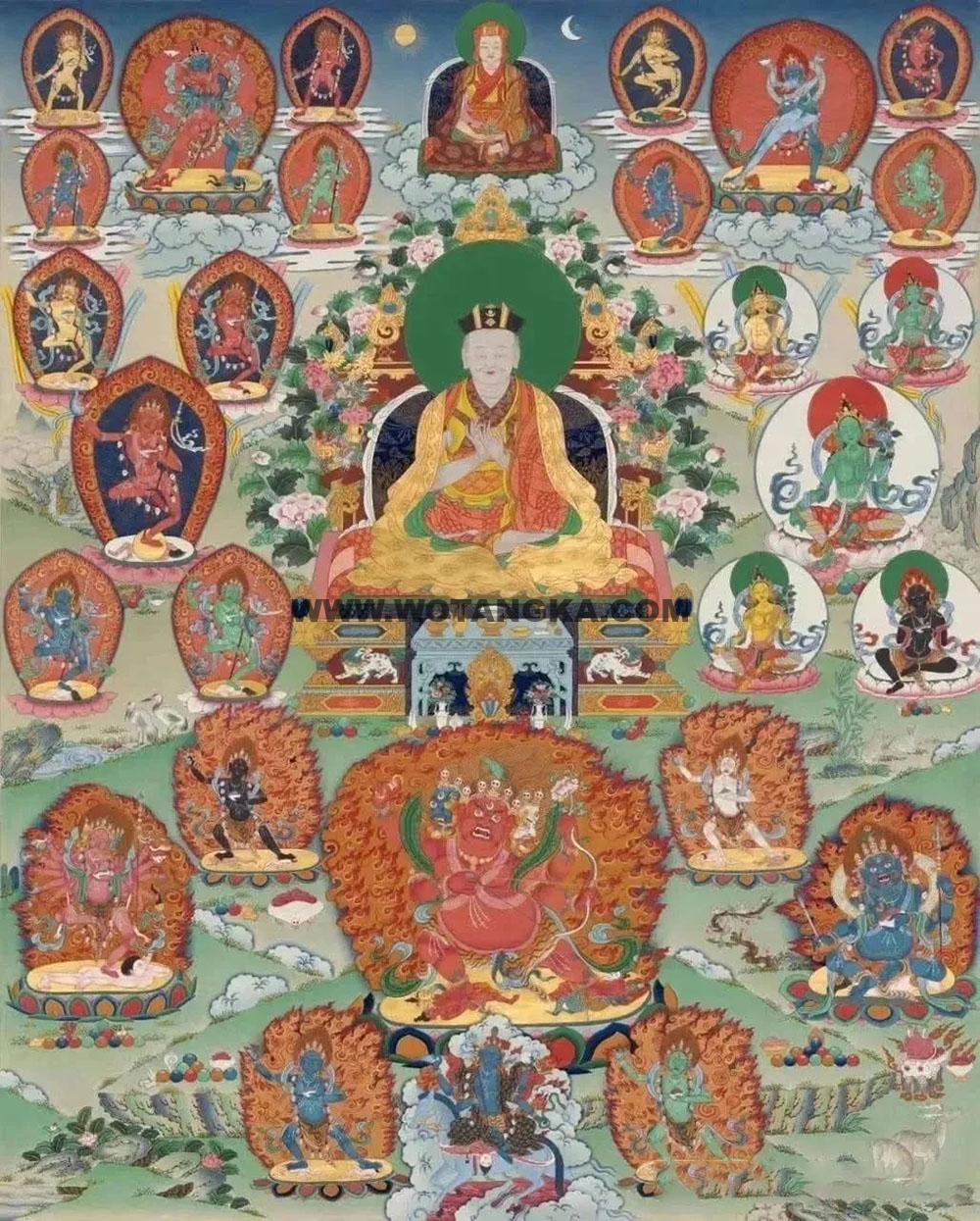 沃唐卡编号AC66387：八世噶玛巴·弥觉多杰