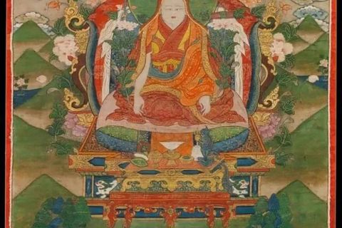 沃唐卡编号AC68137：白玛登灯尊者