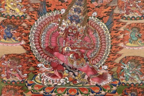 沃唐卡编号AC68247：八大法行本尊