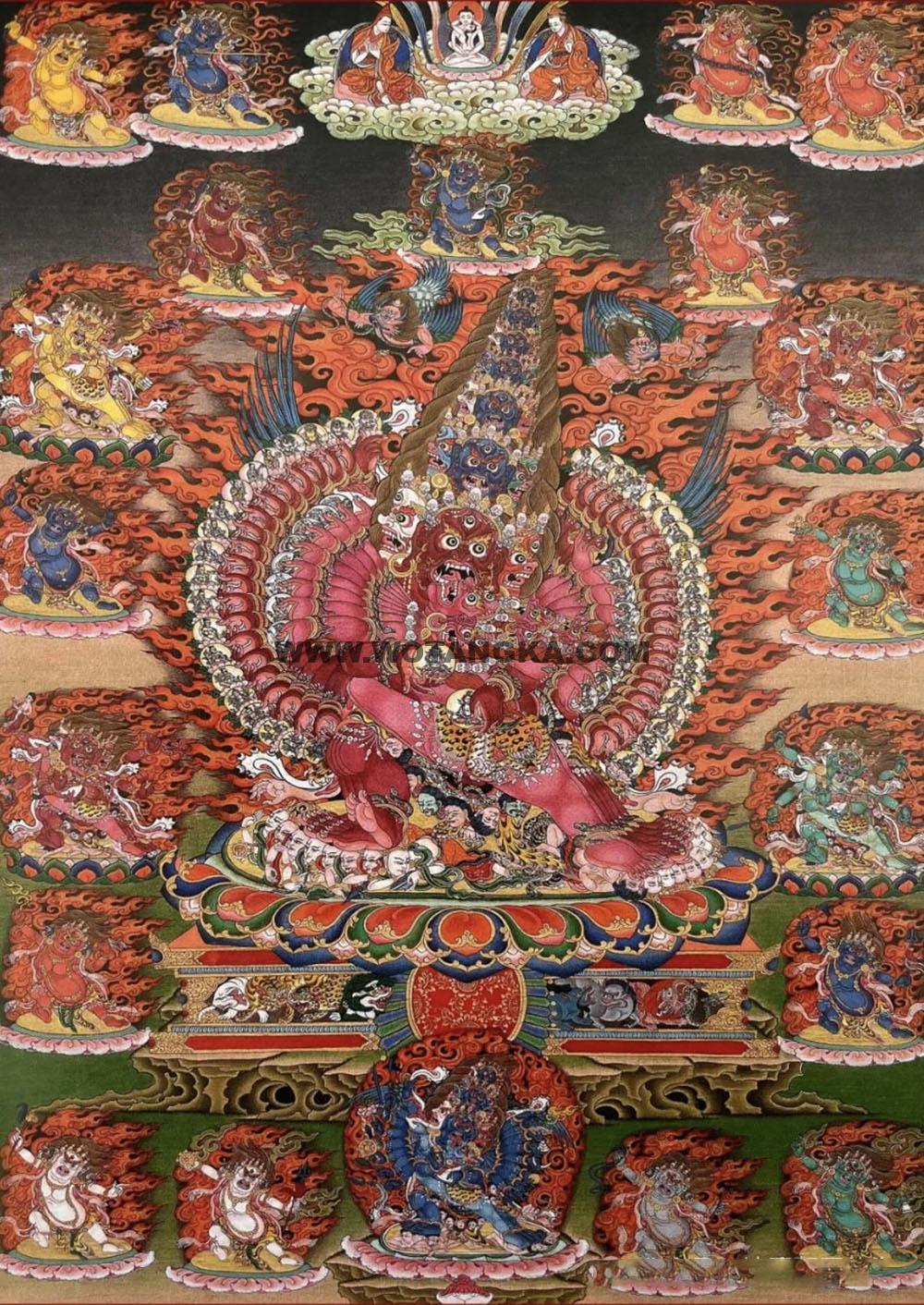 沃唐卡编号AC68247：八大法行本尊