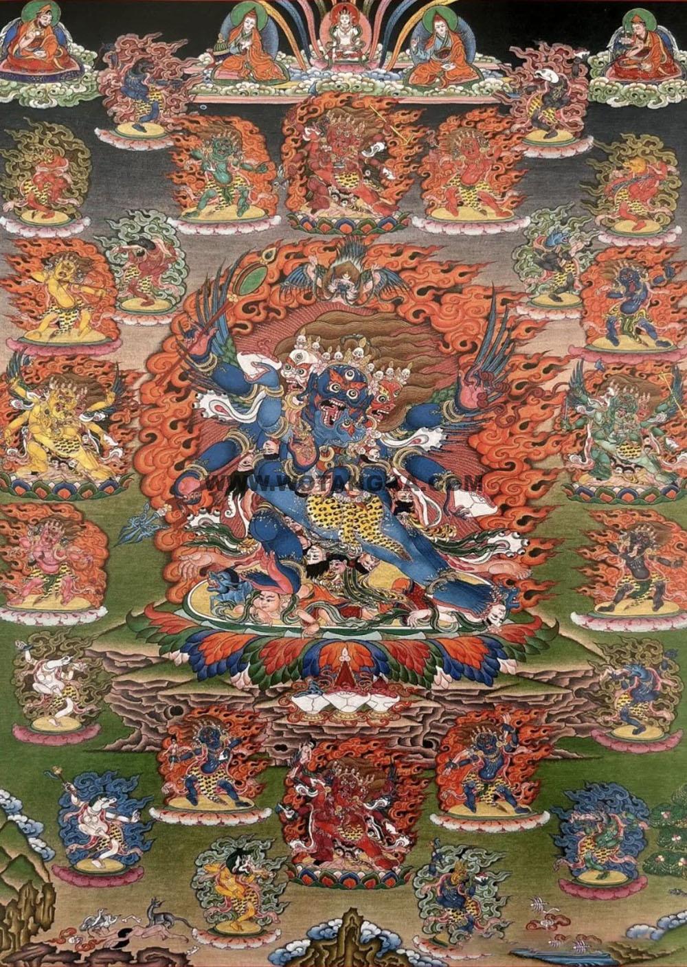 沃唐卡编号AC73691：真实意扬达嘿汝嘎