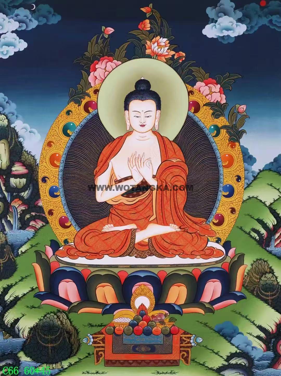 编号138-175396:彩绘唐卡-大日如来(60*45CM左右)