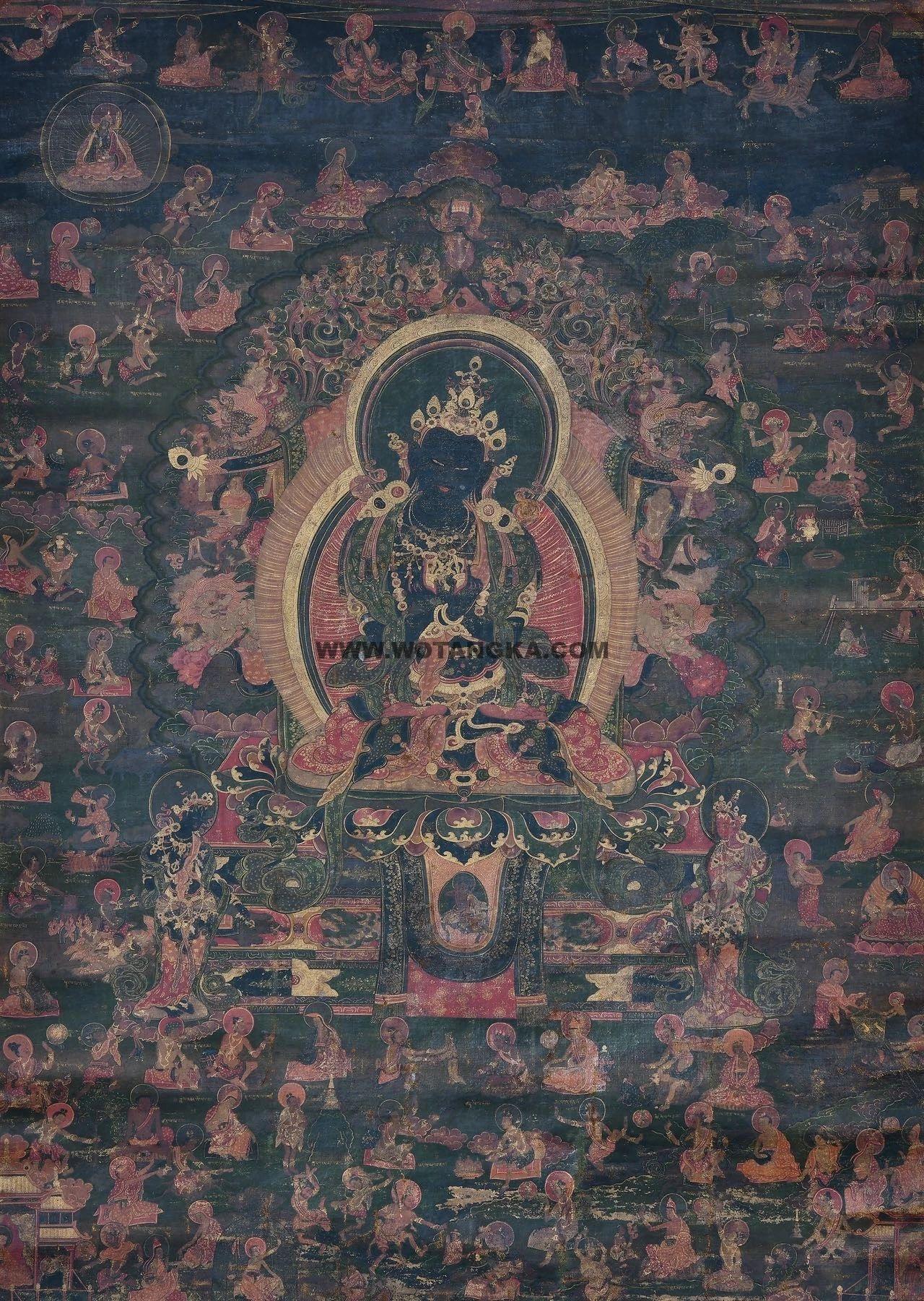 沃唐卡编号AC16797：金刚总持