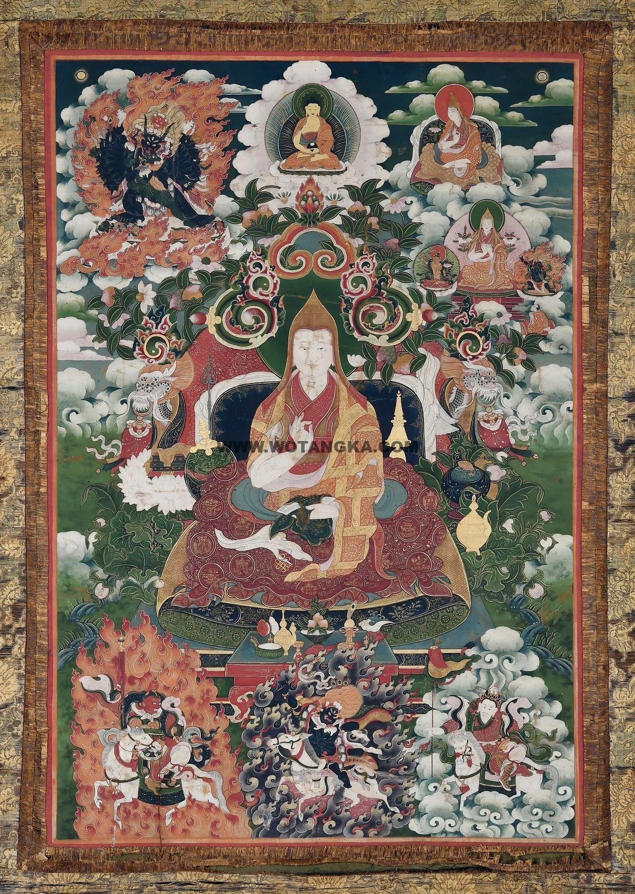 沃唐卡编号AC16798：阿底峡尊者