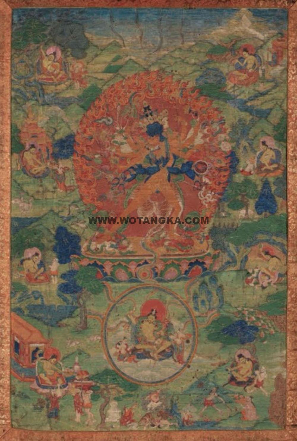 沃唐卡编号AC27819：时轮金刚