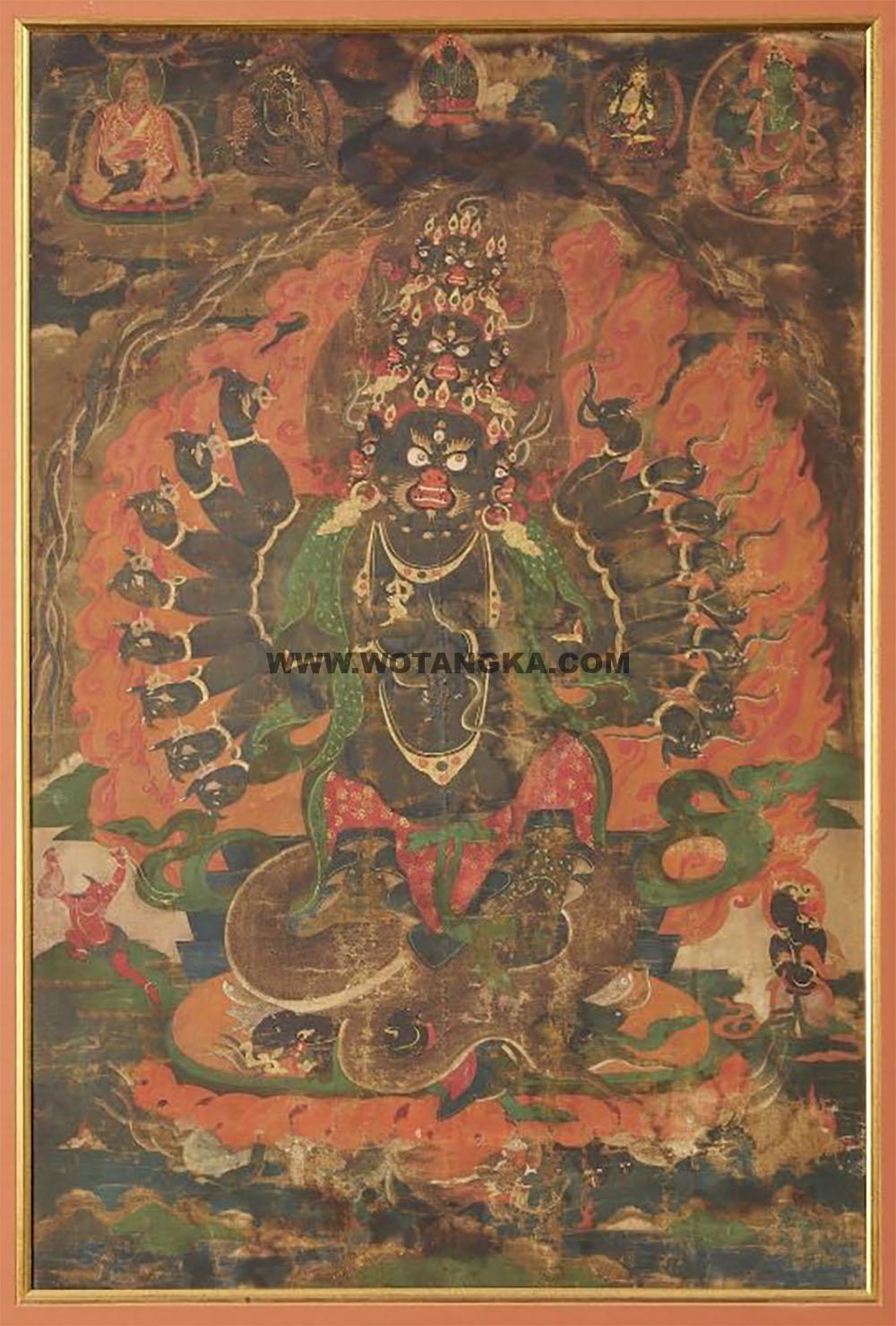 沃唐卡编号AC36782：降龙文殊