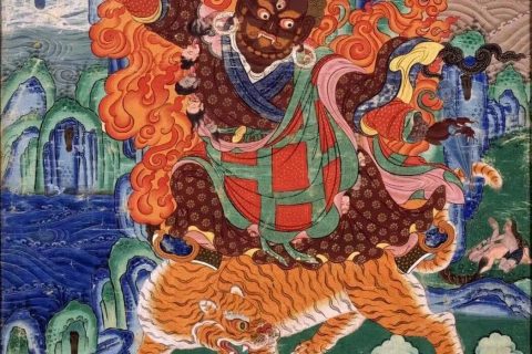 沃唐卡编号AC38925：忿怒莲师多杰卓洛