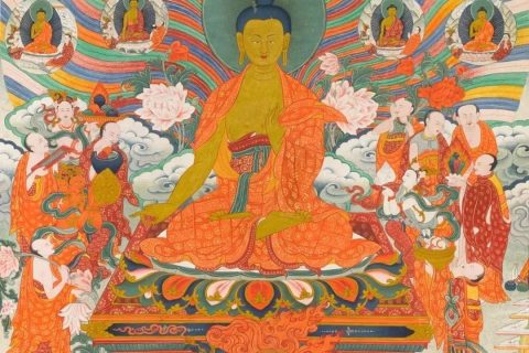 沃唐卡编号AC45678：释迦牟尼佛