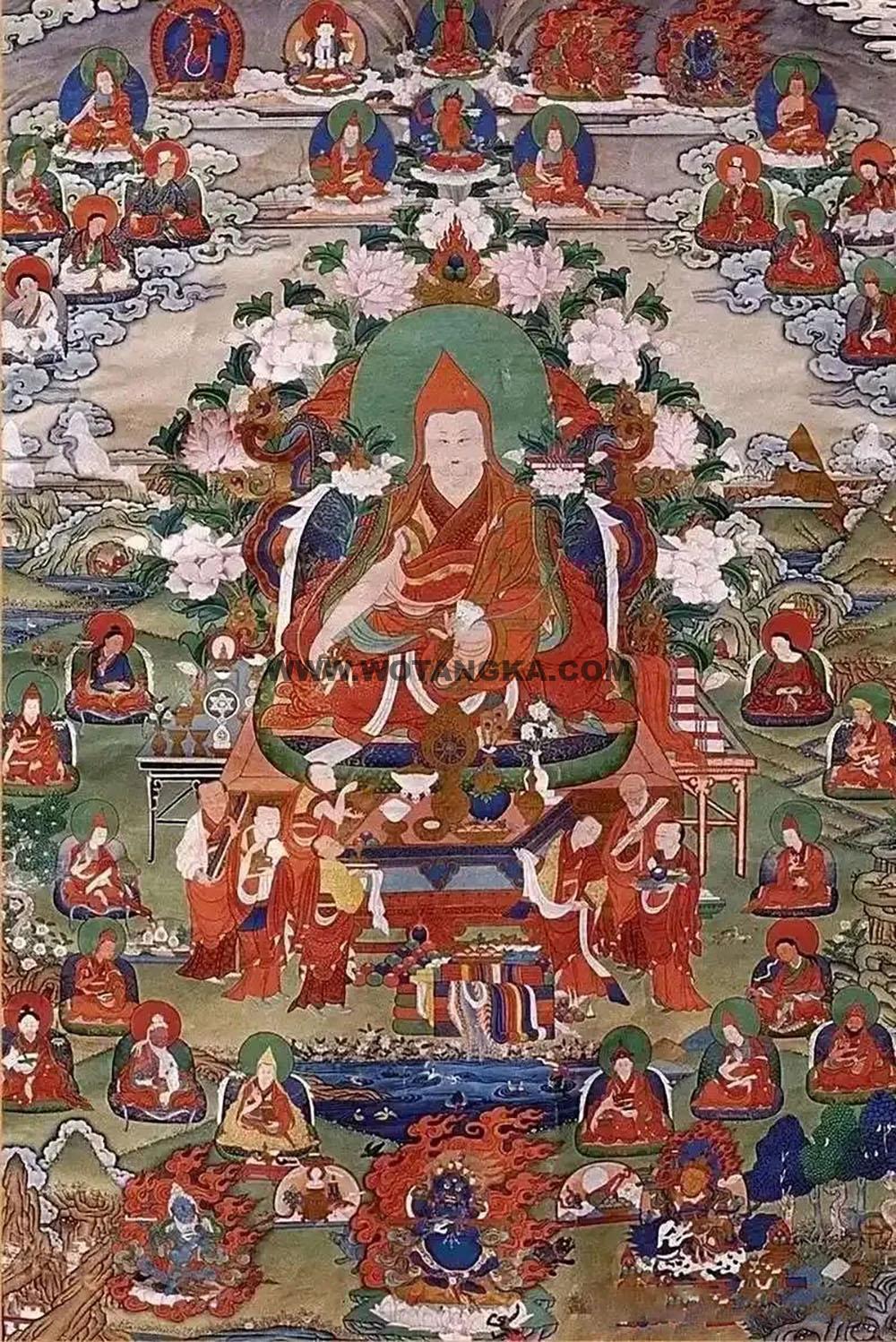 沃唐卡编号AC47813：蒋扬钦哲旺波