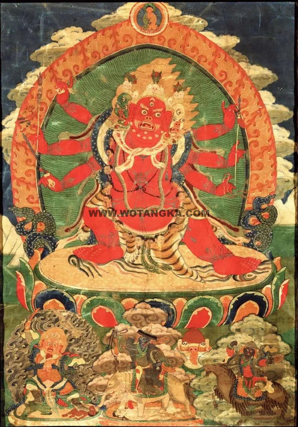 沃唐卡编号AC49132：马头明王