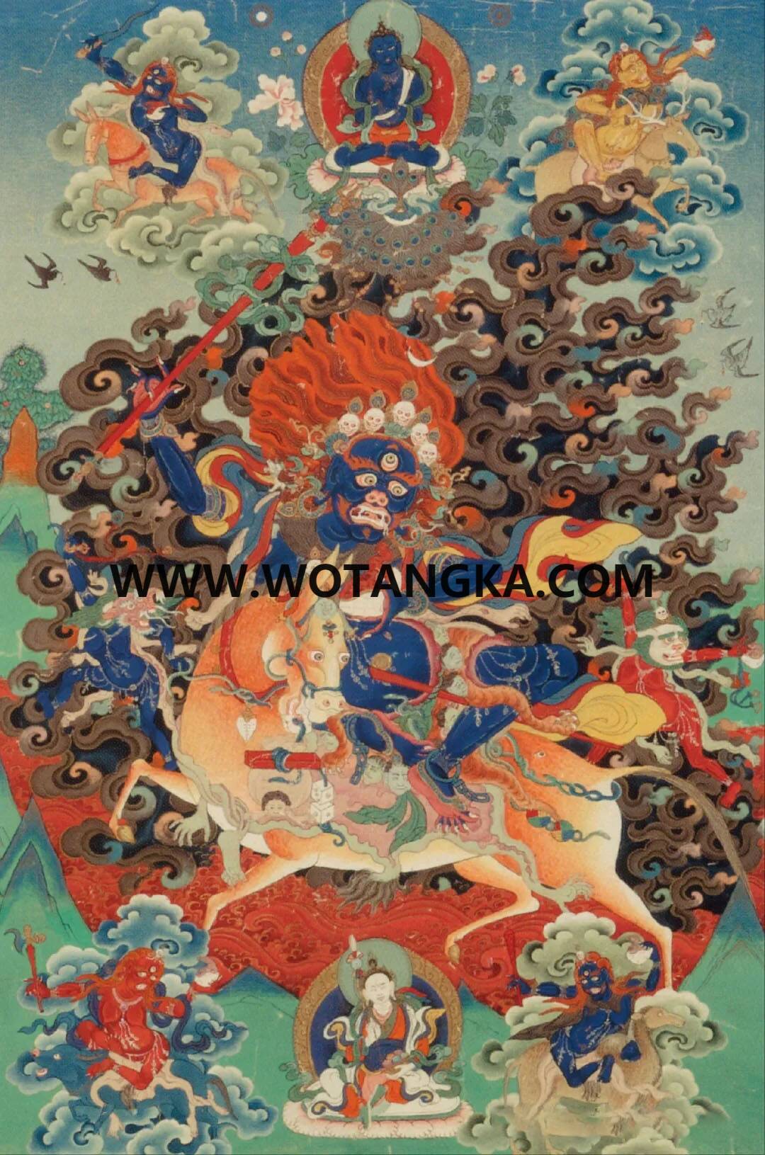 沃唐卡编号AC58213：吉祥天母