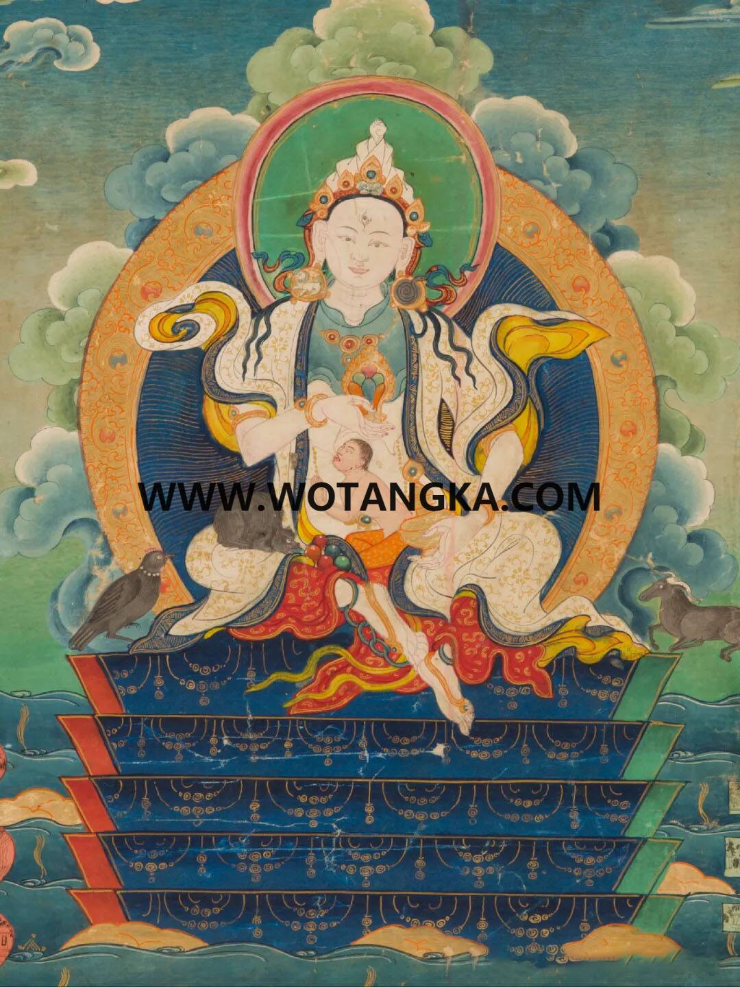 沃唐卡编号AC58746：鬼子母菩萨