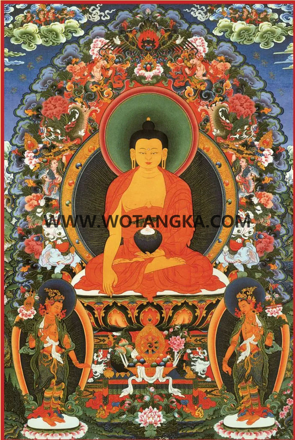 沃唐卡编号AC61235：释迦牟尼佛