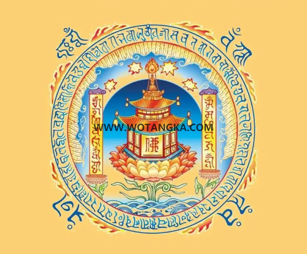 沃唐卡编号AC62352：大宝广博楼阁善住秘密陀罗尼