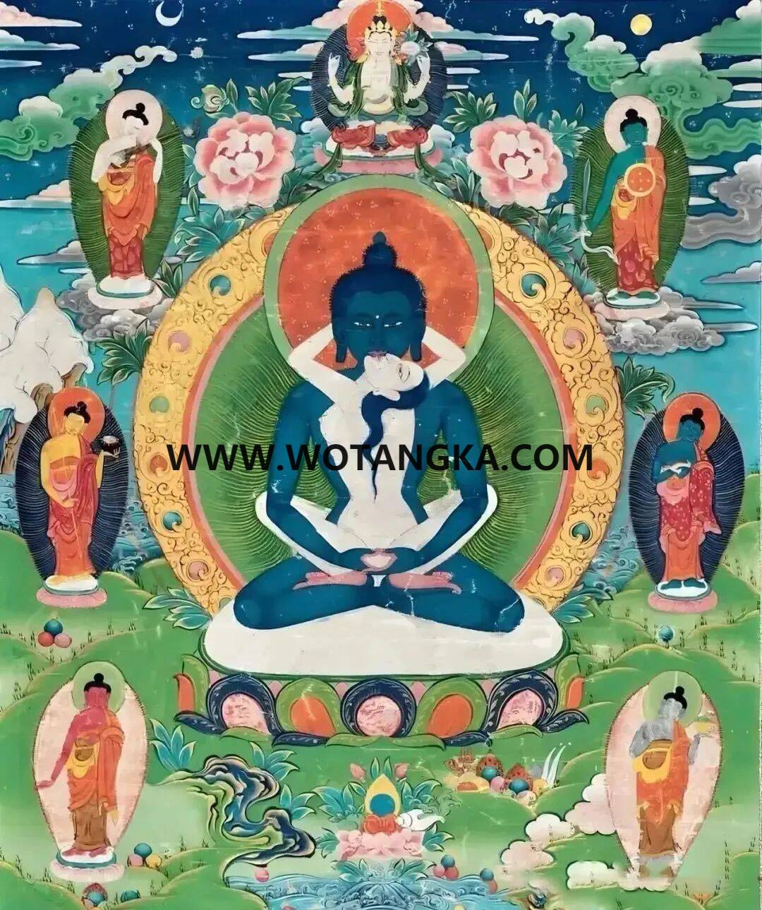 沃唐卡编号AC67945：普贤王如来