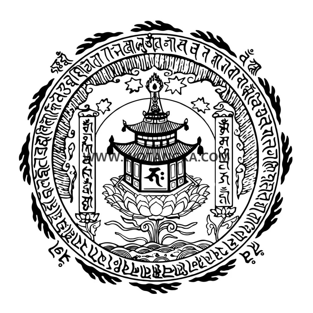 沃唐卡编号AC72346：大宝广博楼阁善住秘密陀罗尼