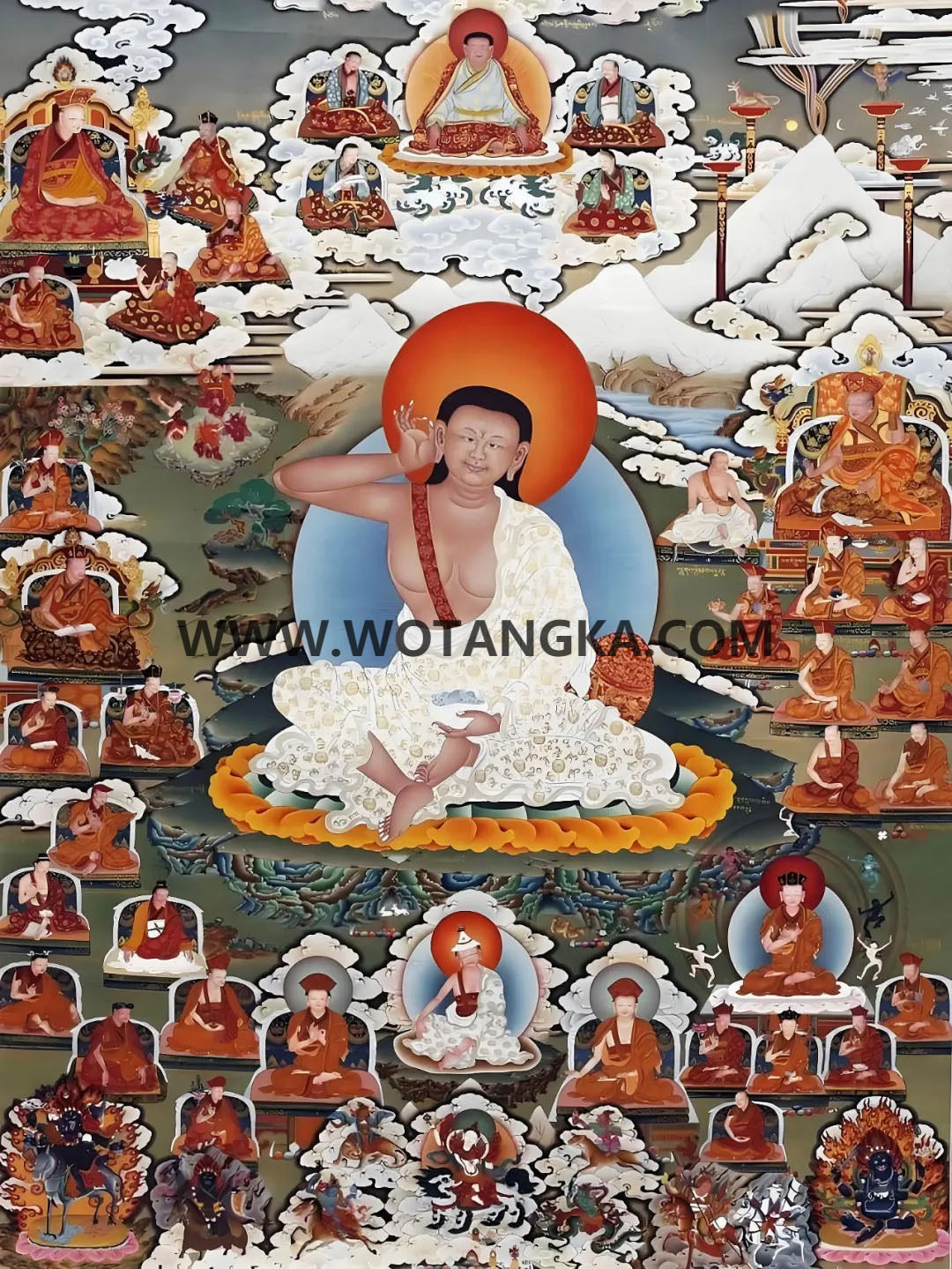 沃唐卡编号AC73468：米拉日巴