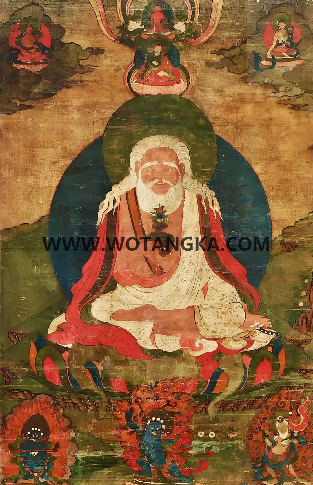 沃唐卡编号AC78912：唐东杰布