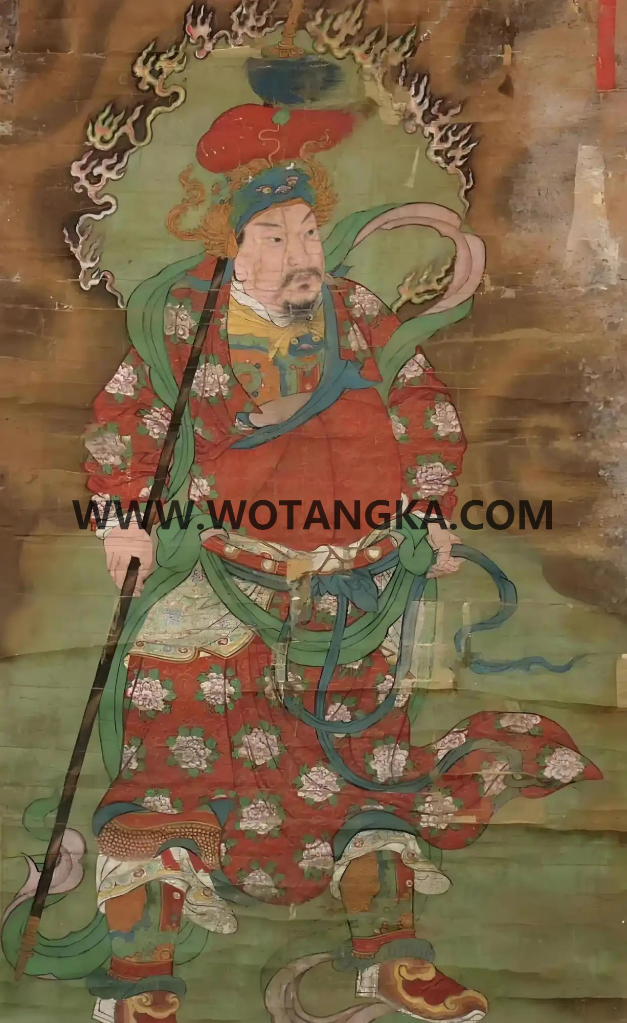 沃唐卡编号AC84567：武穆王岳元帅