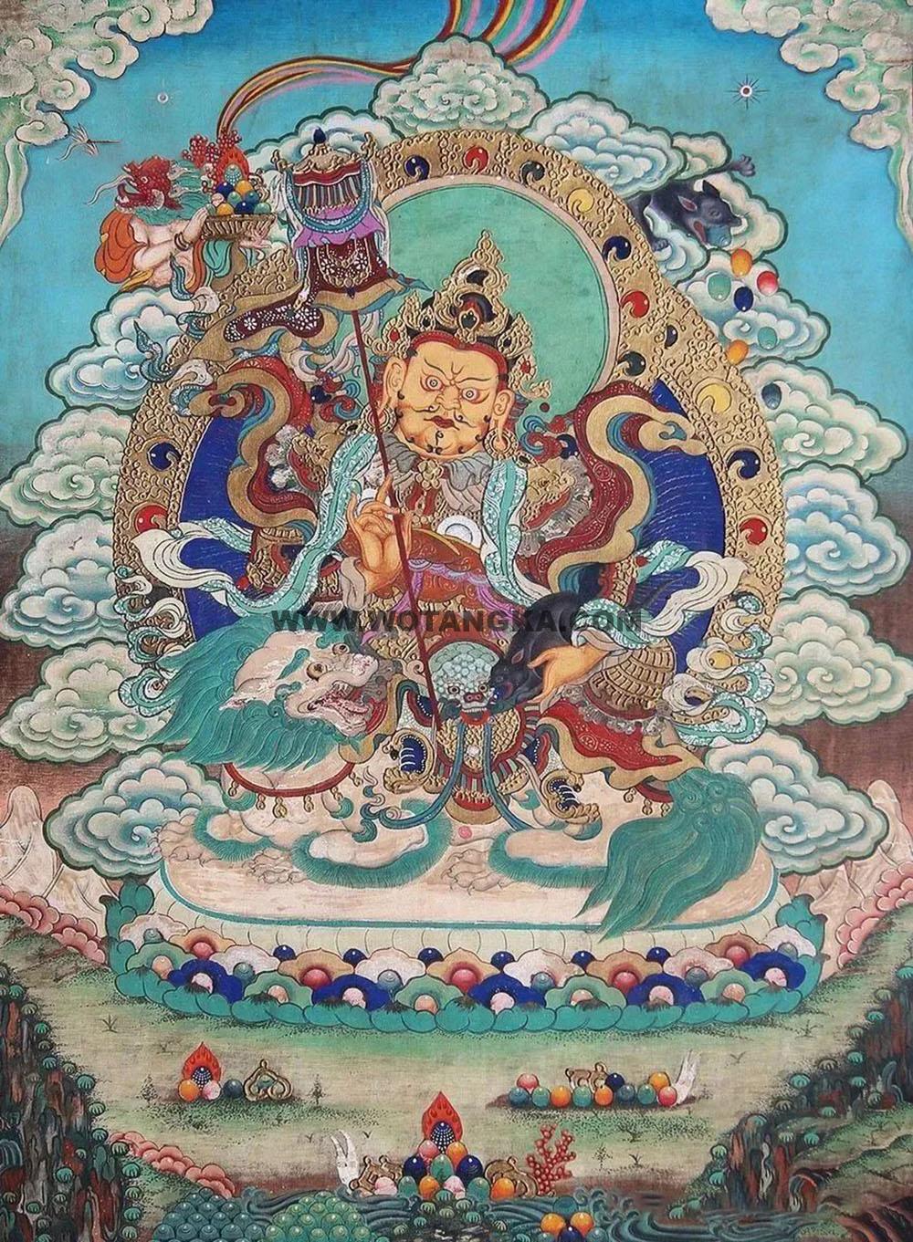 沃唐卡编号AC88531：财宝天王