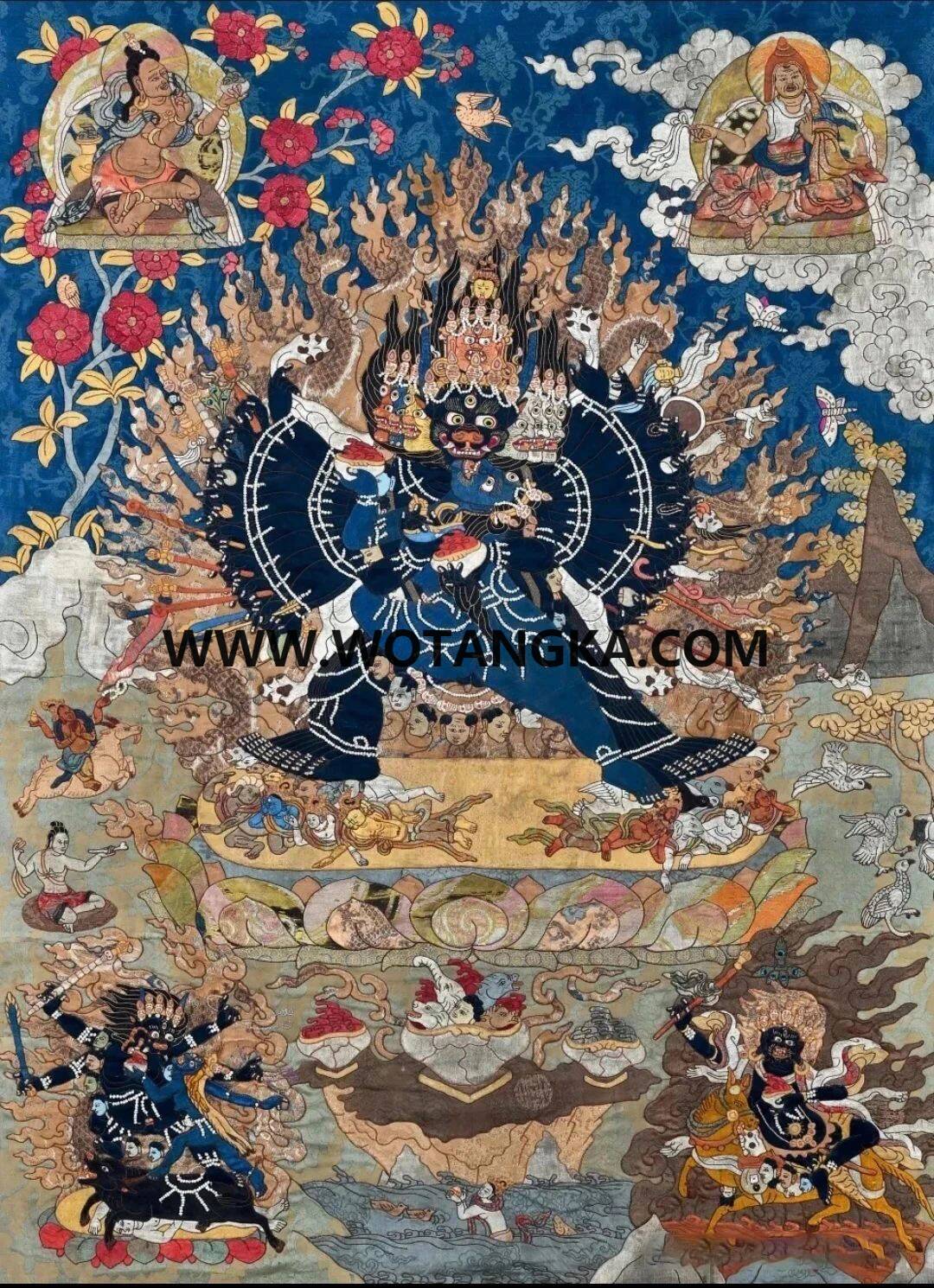 沃唐卡编号AC93657：大威德金刚