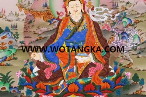 编号138-156729：嘎玛嘎赤-莲花生大士（75*51CM左右）