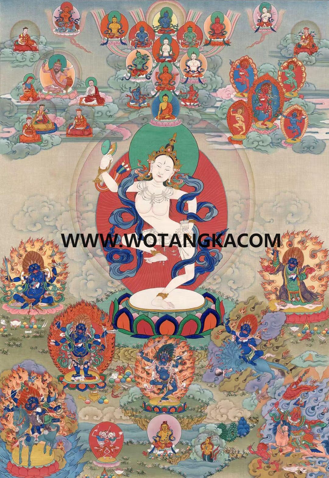 编号189-904463：嘎玛嘎赤-玛吉拉尊（100*70CM左右）