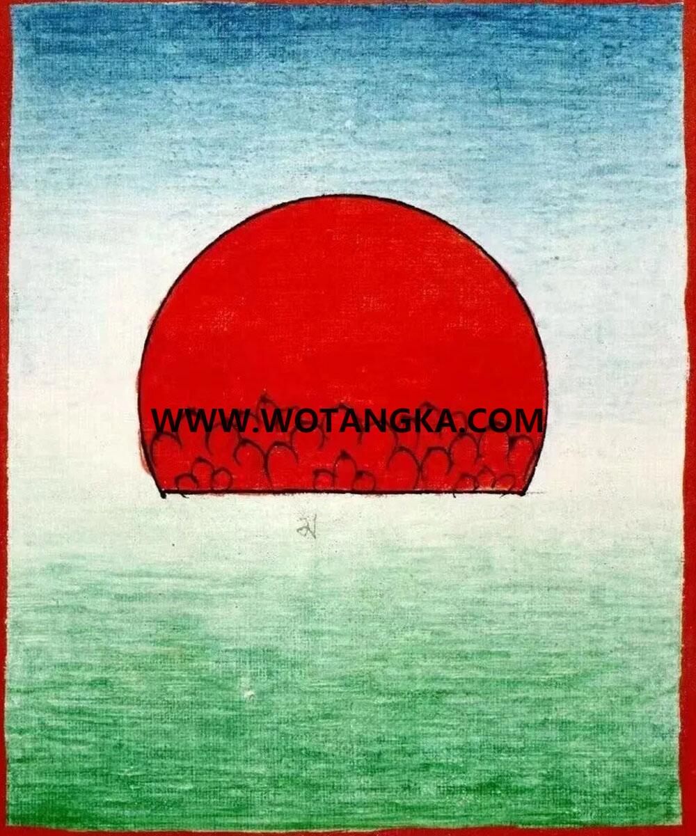 沃唐卡编号AC15791：怀爱事业