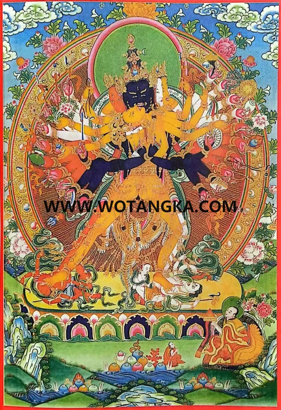 沃唐卡编号AC17346：时轮金刚