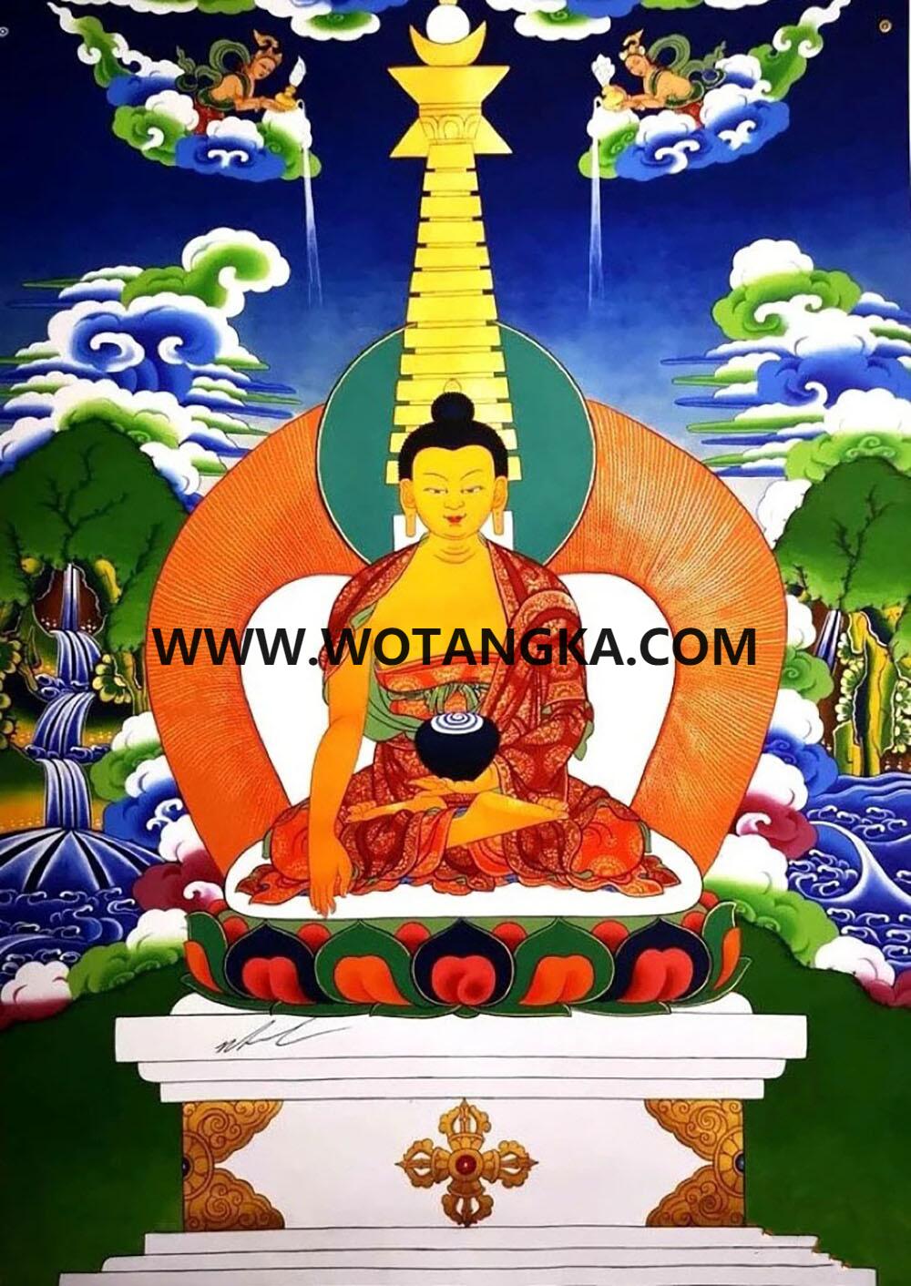 沃唐卡编号AC24918：释迦牟尼佛