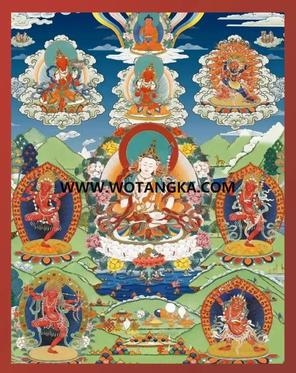 2025.09.08-怀业九本尊古唐卡赏析