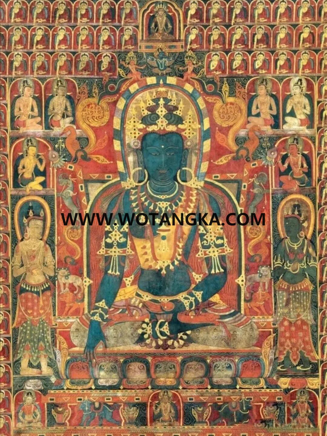 沃唐卡编号AC31926：阿閦佛
