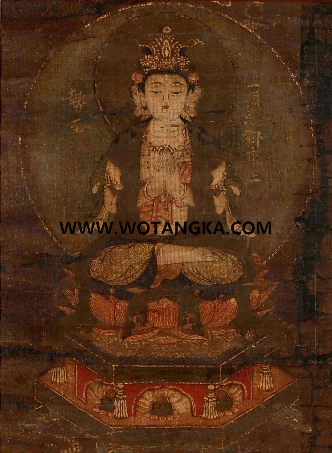 沃唐卡编号AC42385：大势至菩萨