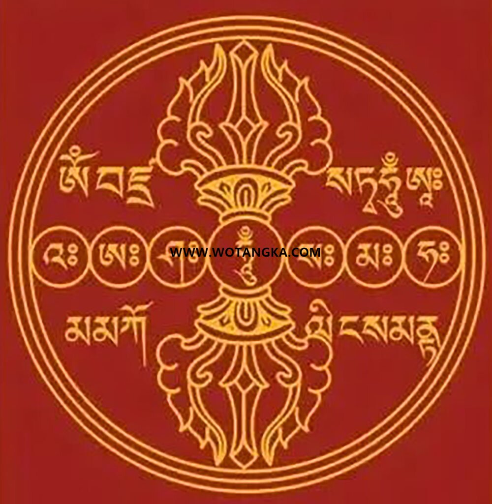 沃唐卡编号AC68529：佩戴解脱护身咒轮