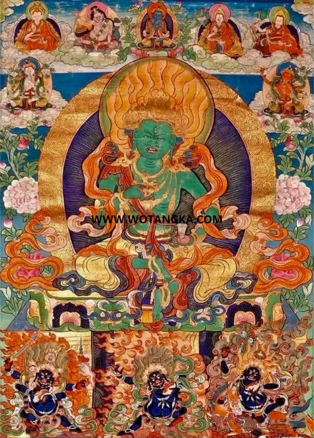 沃唐卡编号AC87453：摧破金刚