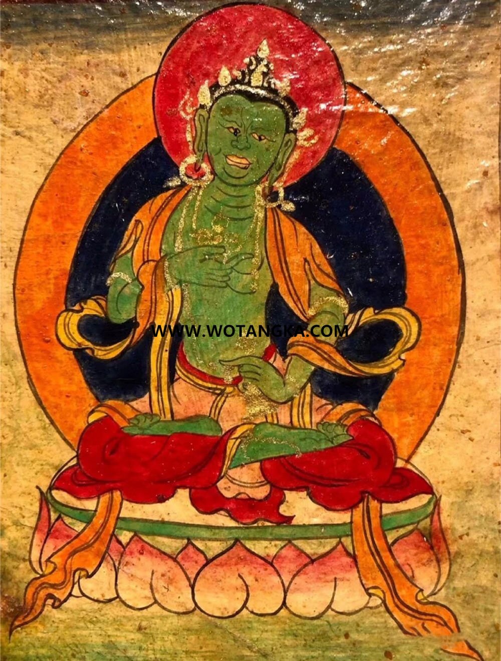 沃唐卡编号AC89651：摧破金刚