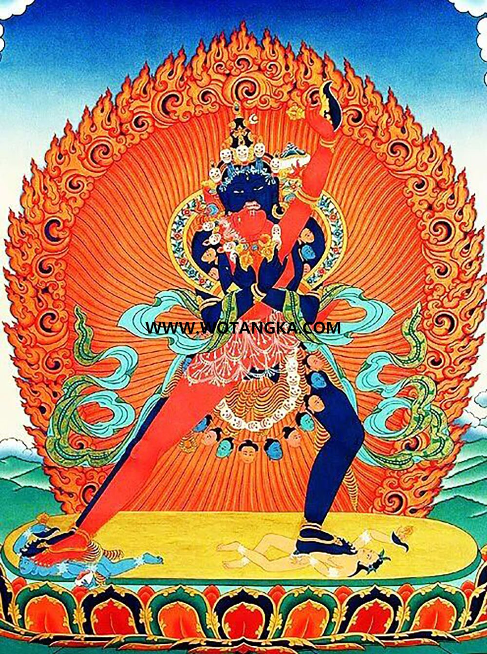 沃唐卡编号AC91578：胜乐金刚