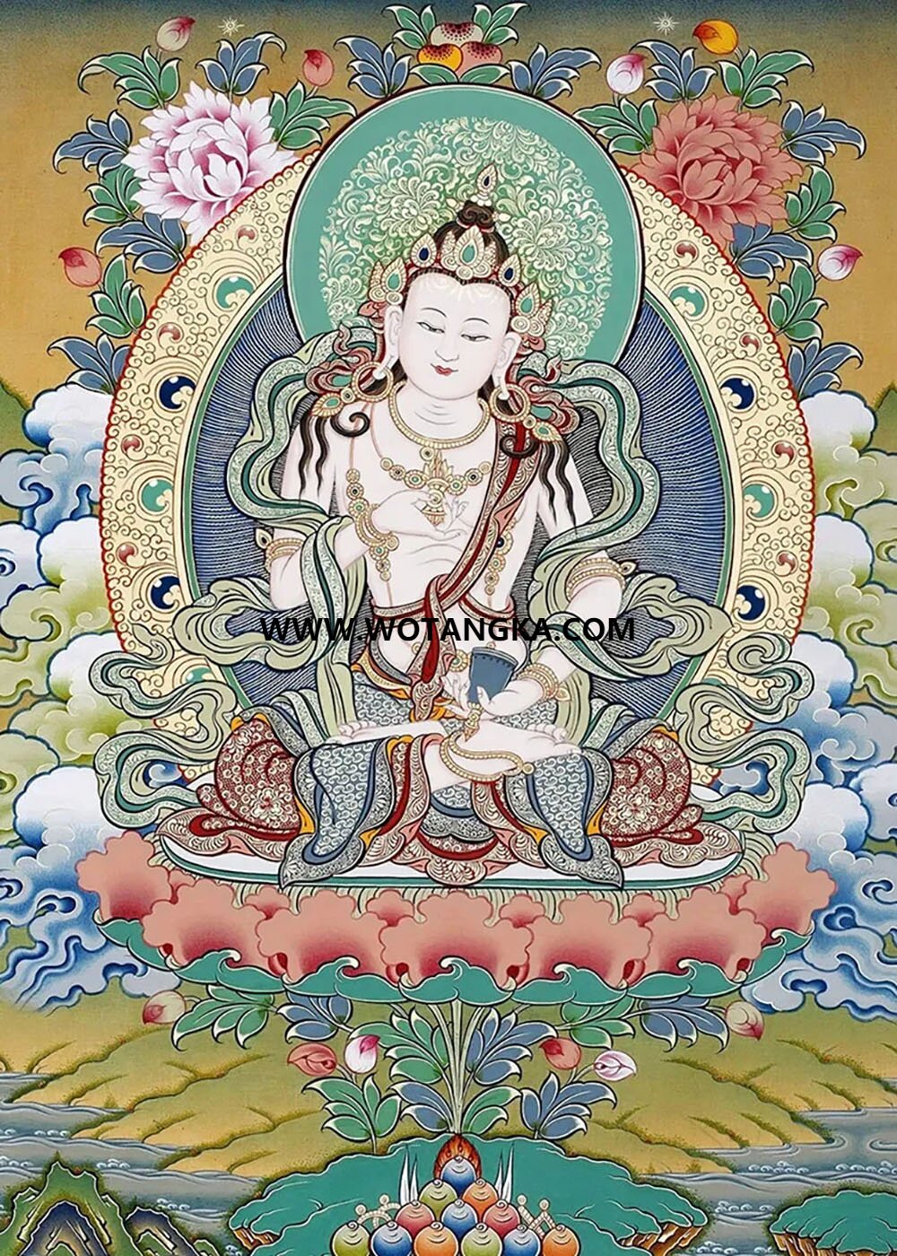 沃唐卡编号AC92684：金刚萨埵