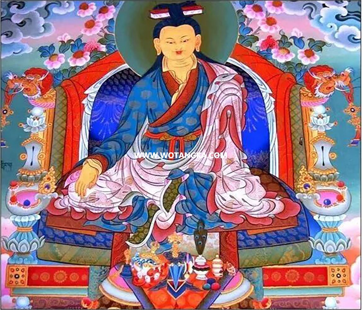 沃唐卡编号AC15382：吉美林巴祖师