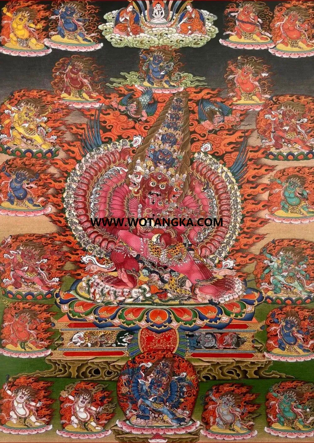 沃唐卡编号AC15741：赫如嘎明王